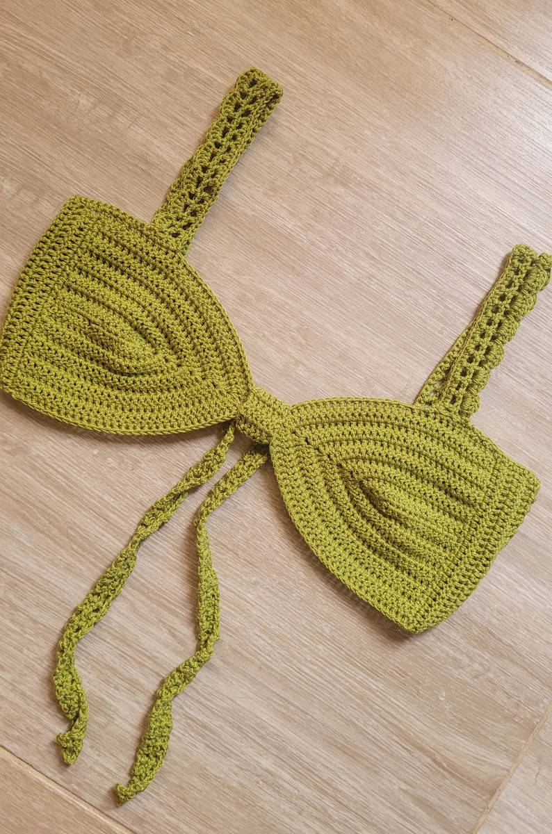Top de crochet hecho a mano en Colombia
